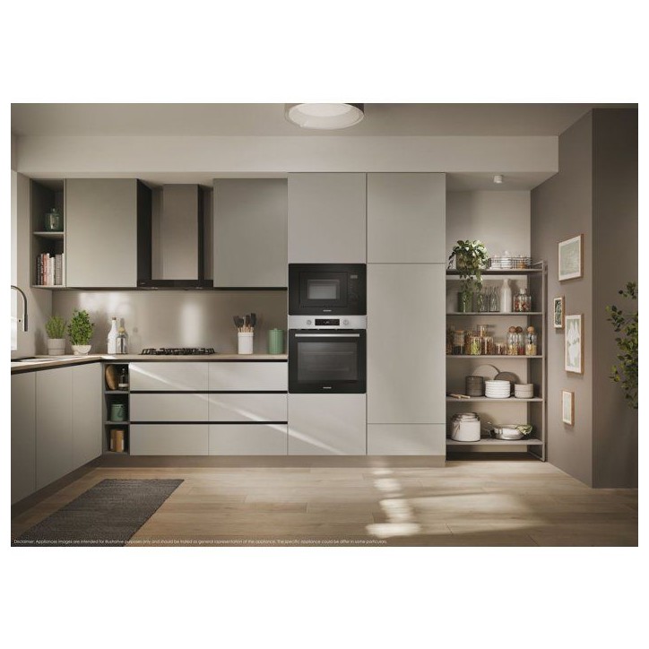 Four encastrable - Pyrolyse + Hydrolyse - ROSIERES - RO6 C5AB3EYTX - Inox / Noir - Porte froide - 78L - AirFry Four encastrable - Pyrolyse + Hydrolyse - ROSIERES - RO6 C5AB3EYTX - Inox / Noir - Porte froide - 78L - AirFry