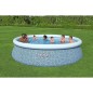 Kit Piscine gonflable BESTWAY - Fast Set™ - 457 x 107 cm - Ronde (Filtre a cartouche, échelle, 1 cartouche)
