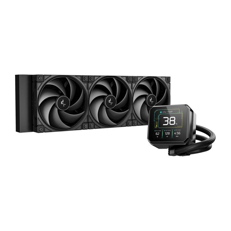 DEEPCOOL Spartacus 360 - Watercooling - 15 W - 360 mm AIO - Ecran 3.4