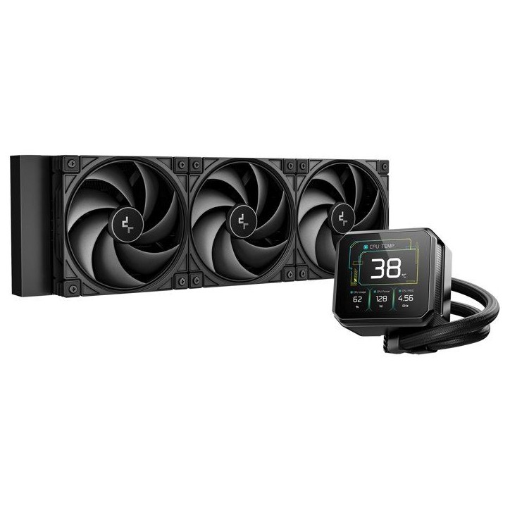 DEEPCOOL Spartacus 360 - Watercooling - 15 W - 360 mm AIO - Ecran 3.4 IPS - Pompe 6eme Génération - Noir DEEPCOOL Spartacus 360 - Watercooling - 15 W - 360 mm AIO - Ecran 3.4 IPS - Pompe 6eme Génération - Noir