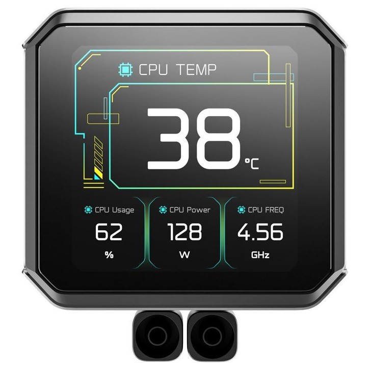 DEEPCOOL Spartacus 360 - Watercooling - 15 W - 360 mm AIO - Ecran 3.4 IPS - Pompe 6eme Génération - Noir DEEPCOOL Spartacus 360 - Watercooling - 15 W - 360 mm AIO - Ecran 3.4 IPS - Pompe 6eme Génération - Noir