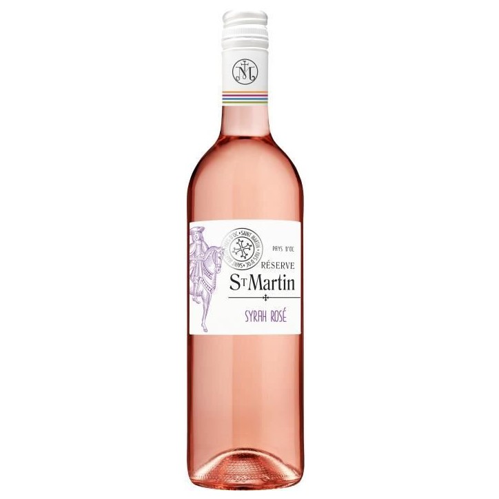 Réserve St Martin Pays d'Oc 2025- Vin rosé de Languedoc-Roussillon 75cl