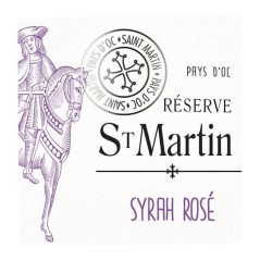 Réserve St Martin Pays d'Oc 2025- Vin rosé de Languedoc-Roussillon 75cl