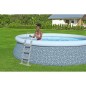 Kit Piscine gonflable BESTWAY - Fast Set™ - 457 x 107 cm - Ronde (Filtre a cartouche, échelle, 1 cartouche)