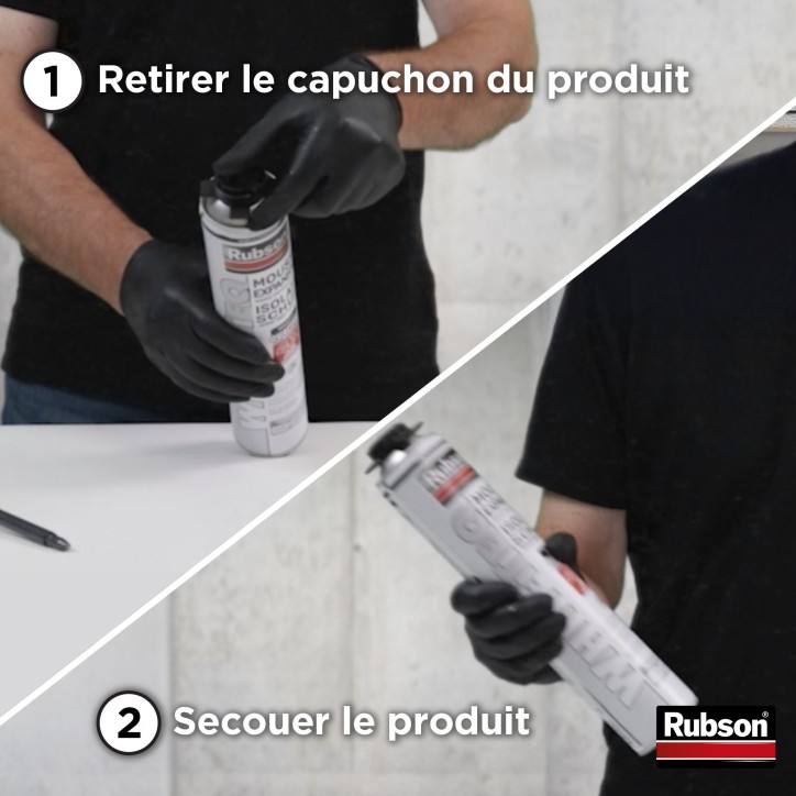 Pistolet mousse expansive - RUBSON - Anti-goutte - Visse de dosage Pistolet mousse expansive - RUBSON - Anti-goutte - Visse de dosage
