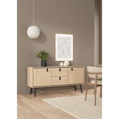 Buffet RY - Chene Jackson Hickory - 2 portes, 2 tiroirs - 150,3 x 40,1