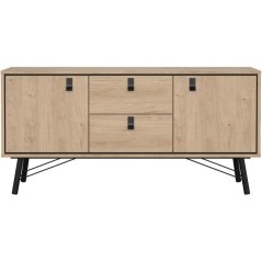 Buffet RY - Chene Jackson Hickory - 2 portes, 2 tiroirs - 150,3 x 40,1