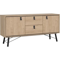 Buffet RY - Chene Jackson Hickory - 2 portes, 2 tiroirs - 150,3 x 40,1