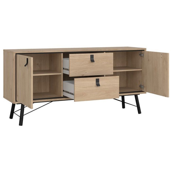 Buffet RY - Chene Jackson Hickory - 2 portes, 2 tiroirs - 150,3 x 40,1 x 72,2 cm Buffet RY - Chene Jackson Hickory - 2 portes, 2 tiroirs - 150,3 x 40,1 x 72,2 cm
