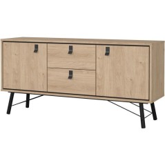 Buffet RY - Chene Jackson Hickory - 2 portes, 2 tiroirs - 150,3 x 40,1
