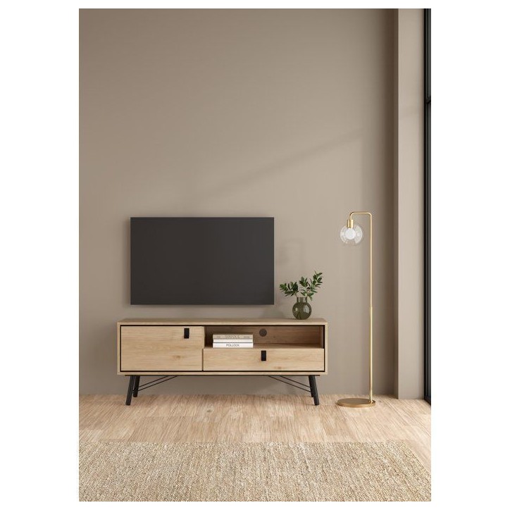 Meuble TV RY - Chene Jackson Hickory - 150,3 x 40,1 x 59,6 cm