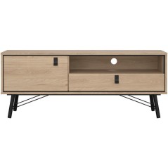 Meuble TV RY - Chene Jackson Hickory - 150,3 x 40,1 x 59,6 cm