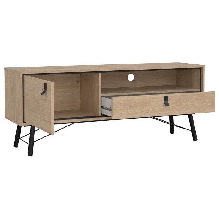 Meuble TV RY - Chene Jackson Hickory - 150,3 x 40,1 x 59,6 cm