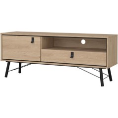 Meuble TV RY - Chene Jackson Hickory - 150,3 x 40,1 x 59,6 cm