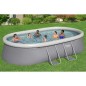 Kit Piscine hors sol autoportante BESTWAY - Fast Set - 488 x 305 x 107cm - Ovale (avec filtre, échelle, bâche, cartouche)