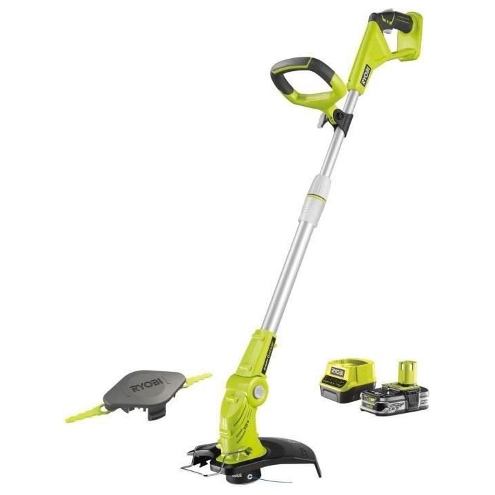 RYOBI - Coupe-bordures 18V ONE+ HYBRIDE - Ø coupe 25-30 cm - Ø fil 1 x 1,6 mm + batterie 2,5 Ah & chargeur + RAC155 - RLT1831H RYOBI - Coupe-bordures 18V ONE+ HYBRIDE - Ø coupe 25-30 cm - Ø fil 1 x 1,6 mm + batterie 2,5 Ah & chargeur + RAC155 - RLT1831H
