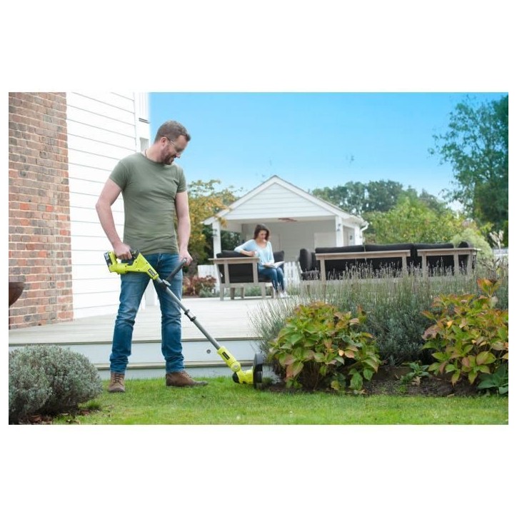 RYOBI - Coupe-bordures 18V ONE+ HYBRIDE - Ø coupe 25-30 cm - Ø fil 1 x 1,6 mm + batterie 2,5 Ah & chargeur + RAC155 - RLT1831H RYOBI - Coupe-bordures 18V ONE+ HYBRIDE - Ø coupe 25-30 cm - Ø fil 1 x 1,6 mm + batterie 2,5 Ah & chargeur + RAC155 - RLT1831H