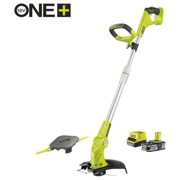 RYOBI - Coupe-bordures 18V ONE+ HYBRIDE - Ø coupe 25-30 cm - Ø fil 1 x 1,6 mm + batterie 2,5 Ah & chargeur + RAC155 - RLT1831H RYOBI - Coupe-bordures 18V ONE+ HYBRIDE - Ø coupe 25-30 cm - Ø fil 1 x 1,6 mm + batterie 2,5 Ah & chargeur + RAC155 - RLT1831H