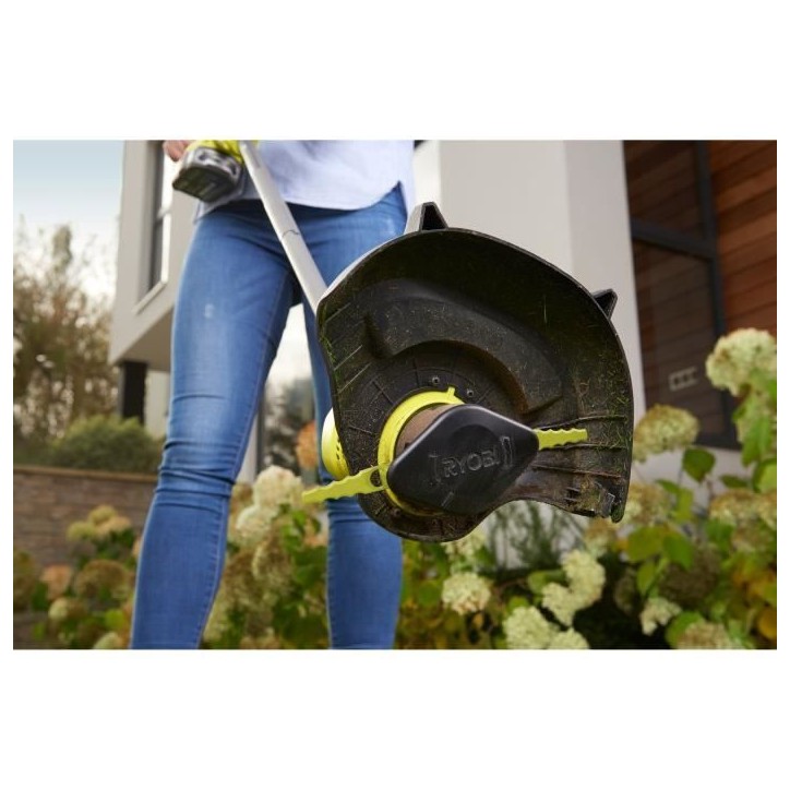 RYOBI - Coupe-bordures 18V ONE+ HYBRIDE - Ø coupe 25-30 cm - Ø fil 1 x 1,6 mm + batterie 2,5 Ah & chargeur + RAC155 - RLT1831H RYOBI - Coupe-bordures 18V ONE+ HYBRIDE - Ø coupe 25-30 cm - Ø fil 1 x 1,6 mm + batterie 2,5 Ah & chargeur + RAC155 - RLT1831H