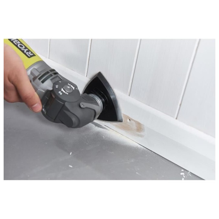 RYOBI - Multitool 300 W - Sac avec plateau de ponçage, 24 feuilles abrasives & lames (bois/métal, plongeantes & diamant) - RMT RYOBI - Multitool 300 W - Sac avec plateau de ponçage, 24 feuilles abrasives & lames (bois/métal, plongeantes & diamant) - RMT