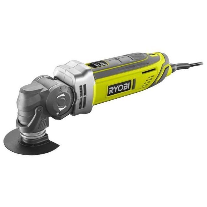 RYOBI - Multitool 300 W - Sac avec plateau de ponçage, 24 feuilles abrasives & lames (bois/métal, plongeantes & diamant) - RMT RYOBI - Multitool 300 W - Sac avec plateau de ponçage, 24 feuilles abrasives & lames (bois/métal, plongeantes & diamant) - RMT