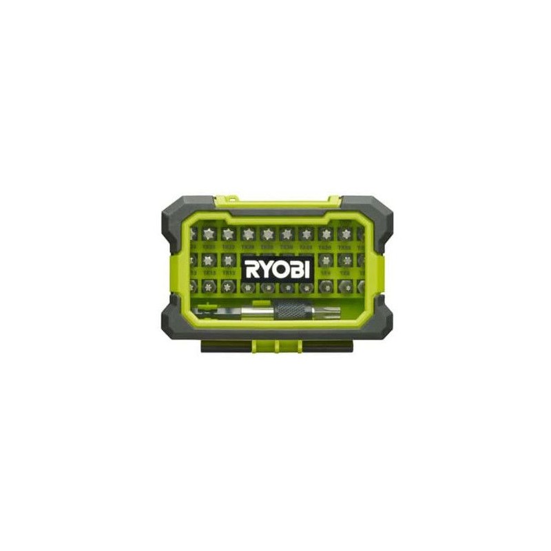 Coffret renforcé RYOBI 32 embouts de vissage Torx T7-T40 - porte-embo