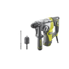 RYOBI - Perforateur burineur SDS+ 800 W 4 modes - 3,0 Joules Epta + coffret, butée, poignée 360° & foret SDS+ 6 mm - RSDS800-