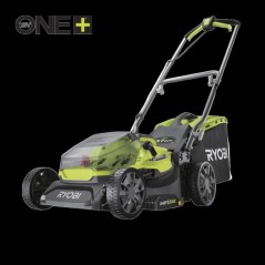 RYOBI - Tondeuse poussée 18V ONE+ - Ø coupe 37 cm - ramassage et mul