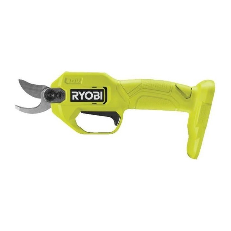 RYOBI - Sécateur 18V ONE+ - lames Bypass chromées en acier SK5 - cap