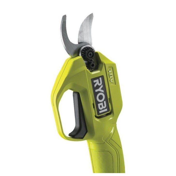 RYOBI - Sécateur 18V ONE+ - lames Bypass chromées en acier SK5 - capacité de coupe 25 mm - sans batterie ni chargeur - RY18SC RYOBI - Sécateur 18V ONE+ - lames Bypass chromées en acier SK5 - capacité de coupe 25 mm - sans batterie ni chargeur - RY18SC