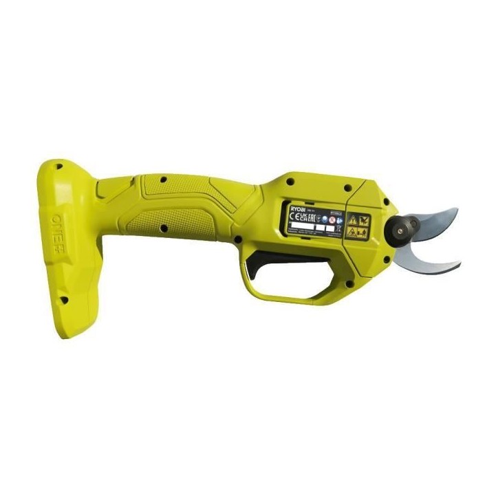 RYOBI - Sécateur 18V ONE+ - lames Bypass chromées en acier SK5 - capacité de coupe 25 mm - sans batterie ni chargeur - RY18SC RYOBI - Sécateur 18V ONE+ - lames Bypass chromées en acier SK5 - capacité de coupe 25 mm - sans batterie ni chargeur - RY18SC
