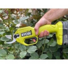 RYOBI - Sécateur 18V ONE+ - lames Bypass chromées en acier SK5 - cap