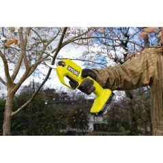 RYOBI - Sécateur 18V ONE+ - lames Bypass chromées en acier SK5 - cap