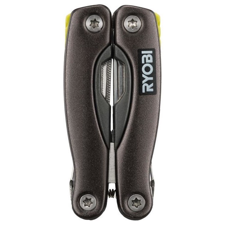 Pince multifonction 14-en-1 - RYOBI - Pince, ciseaux, décapsuleurs, couteau, tournevis, pince, poinçon, scie, lime, lames - Pince multifonction 14-en-1 - RYOBI - Pince, ciseaux, décapsuleurs, couteau, tournevis, pince, poinçon, scie, lime, lames -
