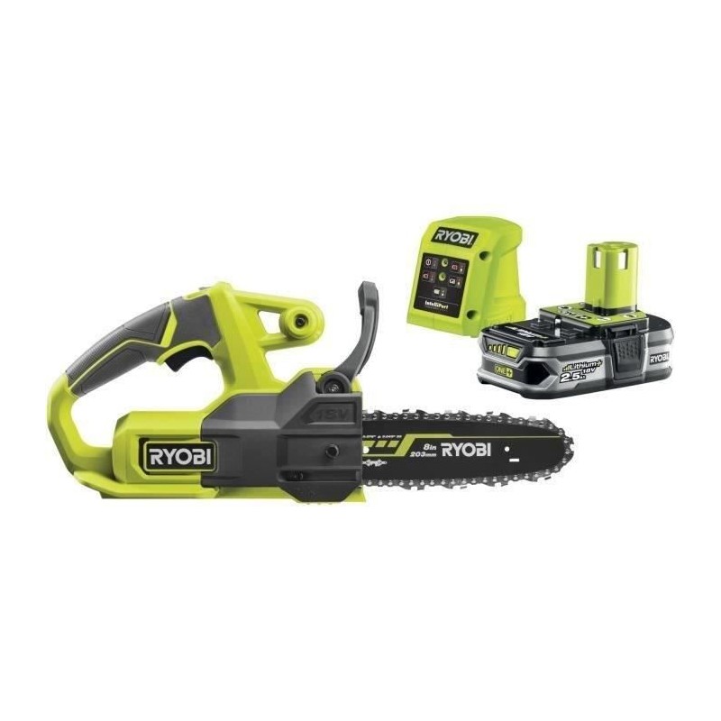 RYOBI - Tronçonneuse compacte 18V ONE+ - guide 20 cm - 4,6 m/s - tend
