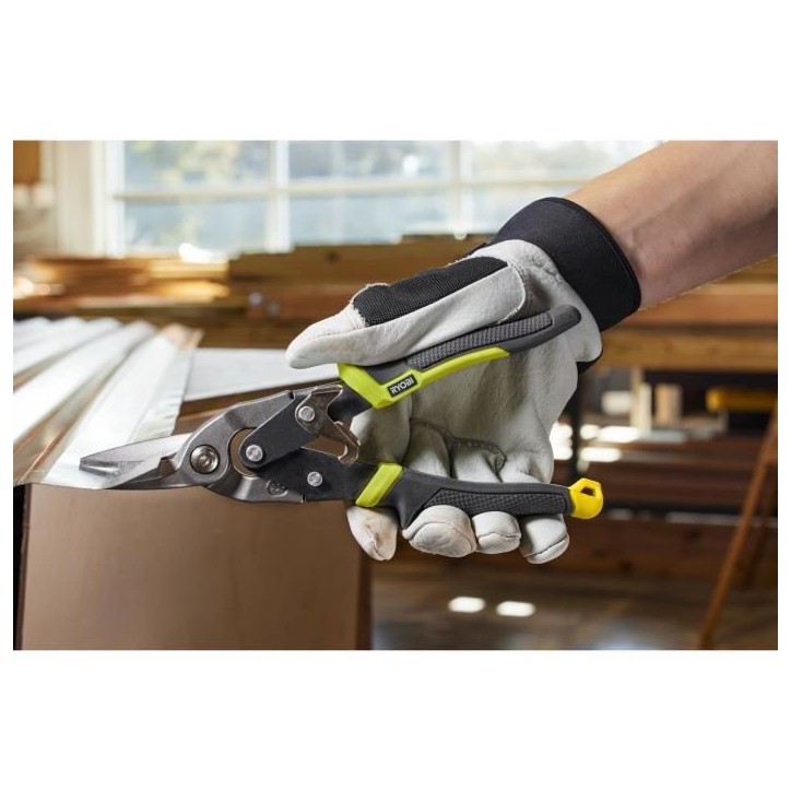 Jeu de 3 cisailles aviation - RYOBI - Universelle, passe-franc droite, passe-franc gauche Jeu de 3 cisailles aviation - RYOBI - Universelle, passe-franc droite, passe-franc gauche