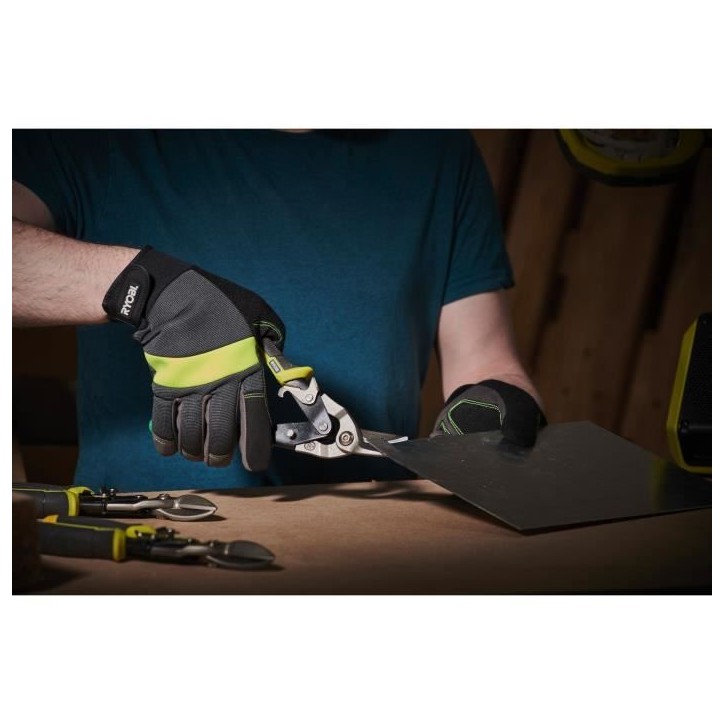 Jeu de 3 cisailles aviation - RYOBI - Universelle, passe-franc droite, passe-franc gauche Jeu de 3 cisailles aviation - RYOBI - Universelle, passe-franc droite, passe-franc gauche