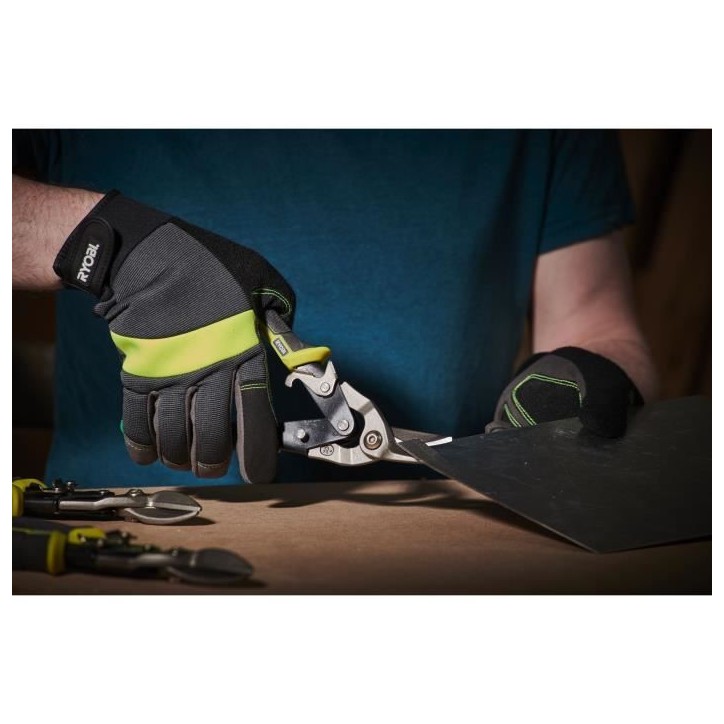 Jeu de 3 cisailles aviation - RYOBI - Universelle, passe-franc droite, passe-franc gauche Jeu de 3 cisailles aviation - RYOBI - Universelle, passe-franc droite, passe-franc gauche