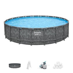 Kit Piscine hors sol tubulaire BESTWAY - APX 365™ - 610 x 132 cm - R