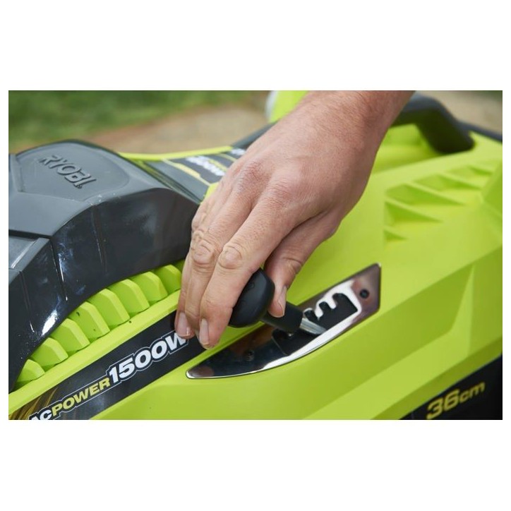 Tondeuse électrique filaire RYOBI 1500W coupe 36cm RLM15E36H Tondeuse électrique filaire RYOBI 1500W coupe 36cm RLM15E36H