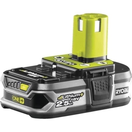 RYOBI - 1 batterie lithium+ 18V ONE+ 2,5 Ah - gestion individuelle de