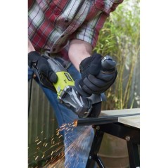 RYOBI - Meuleuse d'angle 800 W diam. 125 mm - 12 000 tr/min + sac, dis