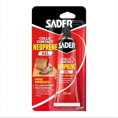 Colle contact néoprene gel extra forte - SADER - Tous matériaux - Pr