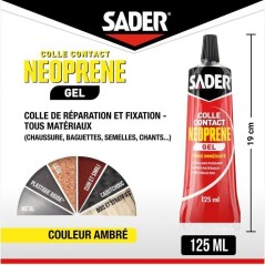 Colle contact néoprene gel extra forte - SADER - Tous matériaux - Pr