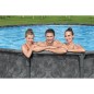 Kit Piscine hors sol tubulaire BESTWAY - APX 365™ - 610 x 132 cm - Ronde (Filtre a sable, 500g polysphere, échelle, bâche)