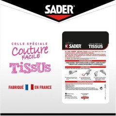 Colle textile - SADER - Tissus et textiles - Ourlets et customisation