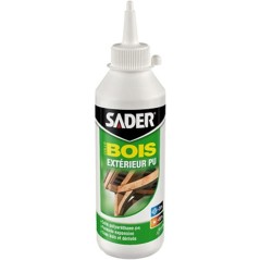 Colle bois extérieur - SADER - PU Polyuréthane - Ultra résistante -