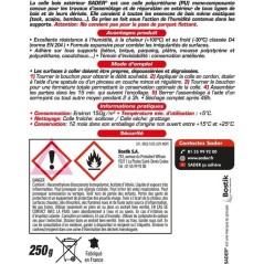 Colle bois extérieur - SADER - PU Polyuréthane - Ultra résistante -