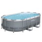 Kit Piscine hors sol tubulaire BESTWAY - Steel Pro MAX™ - 427 x 250 x 100 cm - Ovale (Avec filtre a cartouche, 1 cartouche et