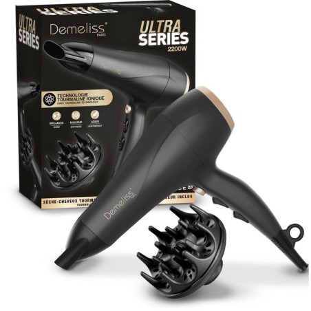 Seche-cheveux - SAINT ALGUE - Demeliss Ultra Series - Diffuseur - 3 te